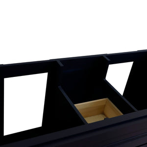 Bellaterra 48" Double Sink Vanity - Cabinet Only 400700-48D, Blue, Top Inside
