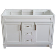 Load image into Gallery viewer, Bellaterra 48&quot; Double Sink Vanity - Cabinet Only 400700-48D, White, Front