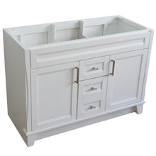 Load image into Gallery viewer, Bellaterra 48&quot; Double Sink Vanity - Cabinet Only 400700-48D, White, Front