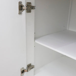 Bellaterra 48" Double Sink Vanity - Cabinet Only 400700-48D, White, Inside