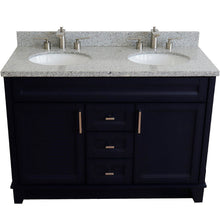 Load image into Gallery viewer, Bellaterra Shlomo - to Split 48&quot; Double Vanity w/ Counter Top and Sink Blue Finish 400700-49D-BU-GYO