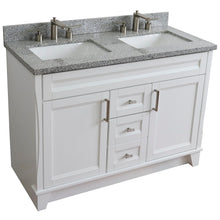 Load image into Gallery viewer, Bellaterra 48&quot; Double Vanity w/ Counter Top and Sink White Finish 400700-49D-WH-GYR rect