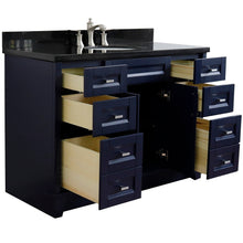 Load image into Gallery viewer, Bellaterra Shlomo - to Split 49&quot; Single Vanity w/ Counter Top and Sink Blue Finish 400700-49S-BU-BGO