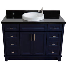 Load image into Gallery viewer, Bellaterra Shlomo - to Split 49&quot; Single Vanity w/ Counter Top and Sink Blue Finish 400700-49S-BU-BGRD