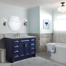 Load image into Gallery viewer, Bellaterra Shlomo - to Split 49&quot; Single Vanity w/ Counter Top and Sink Blue Finish 400700-49S-BU-GYO