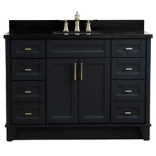 Load image into Gallery viewer, Bellaterra Shlomo - to Split 49&quot; Single Vanity w/ Counter Top and Sink Dark Gray Finish 400700-49S-DG-BGR