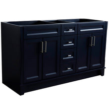 Load image into Gallery viewer, Bellaterra 60&quot; Double Vanity - Cabinet Only 400700-60D, Blue, Front