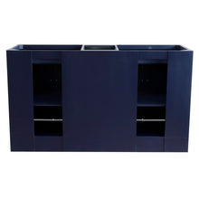 Load image into Gallery viewer, Bellaterra 60&quot; Double Vanity - Cabinet Only 400700-60D, Blue, Backside