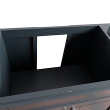 Load image into Gallery viewer, Bellaterra 60&quot; Single Sink Vanity - Cabinet Only 400700-60S, Dark Gray, Inside