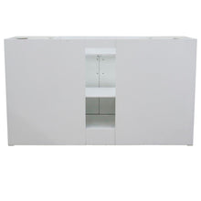 Load image into Gallery viewer, Bellaterra 60&quot; Single Sink Vanity - Cabinet Only 400700-60S, White, Backside