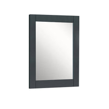 Load image into Gallery viewer, Bellaterra 24&quot; Wood Frame Mirror in Dark Gray 400700-M-24DG, Front
