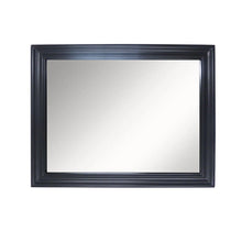Load image into Gallery viewer, Bellaterra 24&quot; Wood Frame Mirror in Dark Gray 400800-24-M-DG, Front Horizontal 