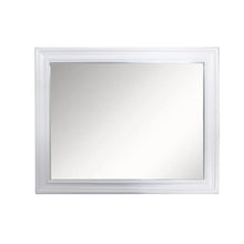 Load image into Gallery viewer, Bellaterra 24&quot; Wood Frame Mirror in White 400800-24-M-WH, Front