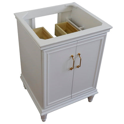 Bellaterra 24" Single Vanity - Cabinet Only 400800-24-BU-DG-WH