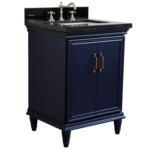 Bellaterra 25" Wood Single Vanity w/ Counter Top and Sink 400800-25-BU-BGR (Blue)