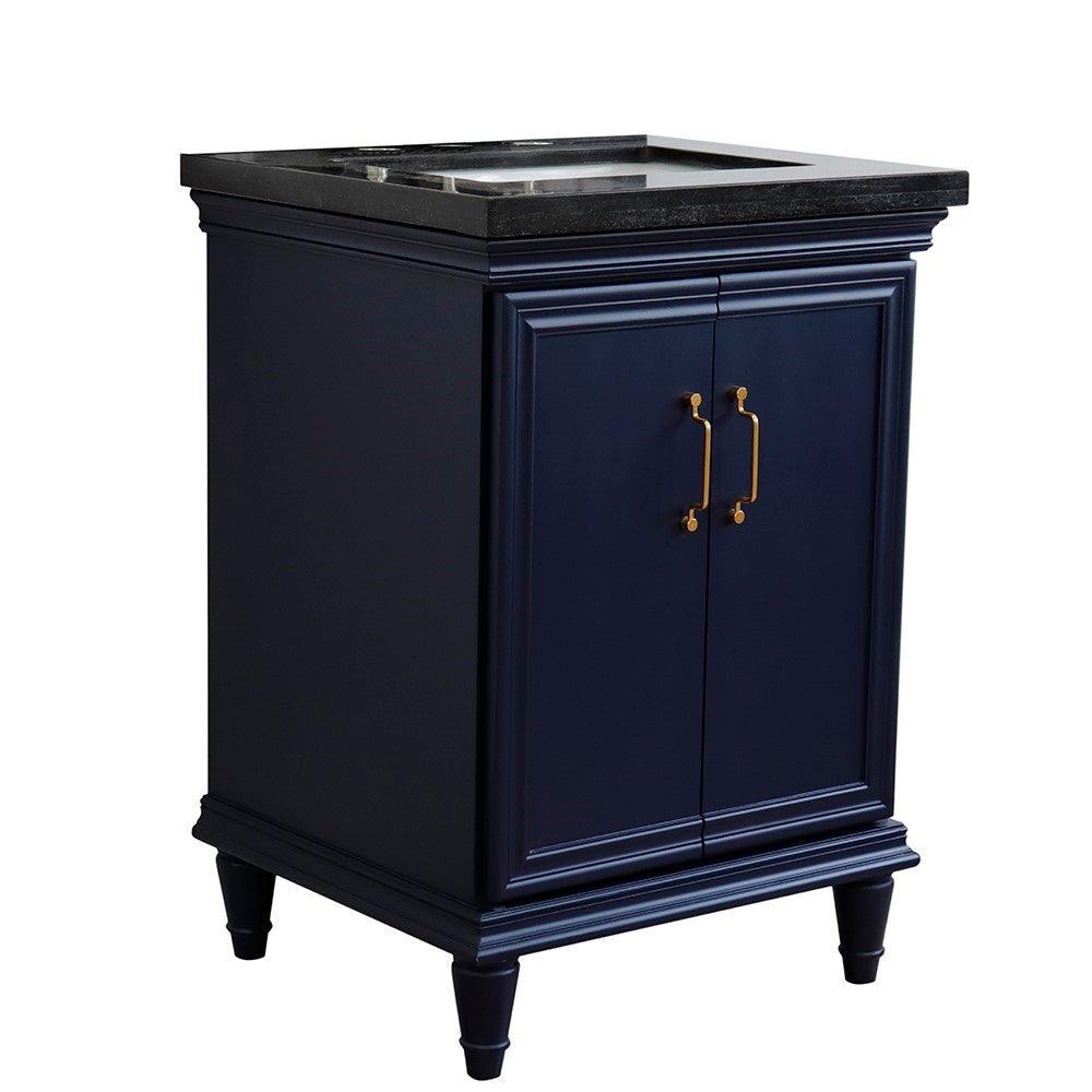 Bellaterra 25" Wood Single Vanity w/ Counter Top and Sink 400800-25-BU-BGR (Blue)