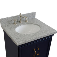 Load image into Gallery viewer, Bellaterra 25&quot; Wood Single Vanity w/ Counter Top and Sink 400800-25-BU-GYO (Blue)