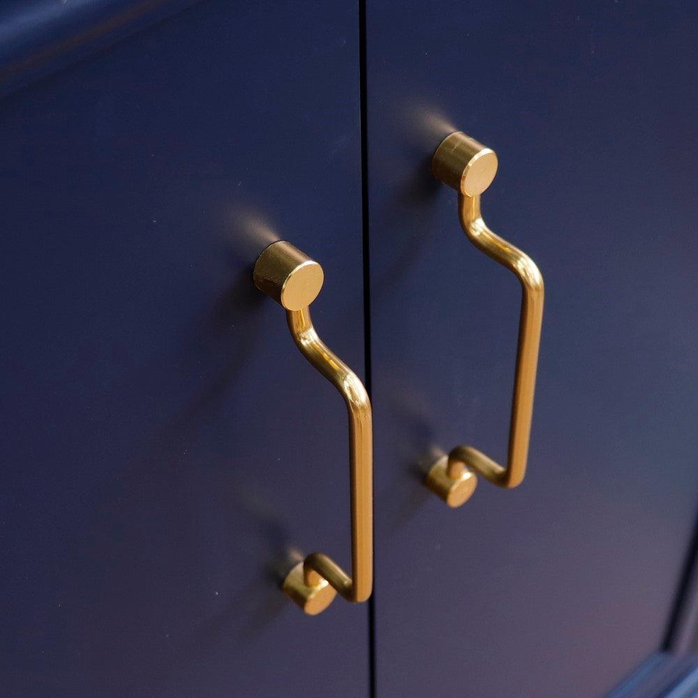 Bellaterra Freestanding 400800-30-BU 30" Blue Single Vanity Cabinet Only