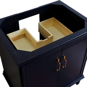 Bellaterra Freestanding 400800-30-BU 30" Blue Single Vanity Cabinet Only