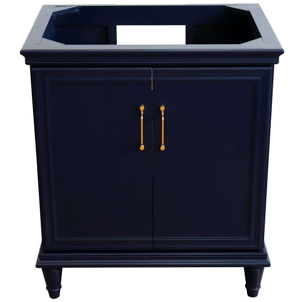 Bellaterra Freestanding 400800-30-BU 30" Blue Single Vanity Cabinet Only