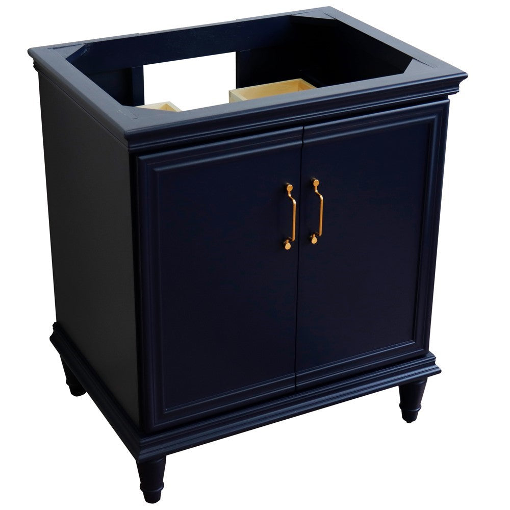 Bellaterra Freestanding 400800-30-BU 30" Blue Single Vanity Cabinet Only