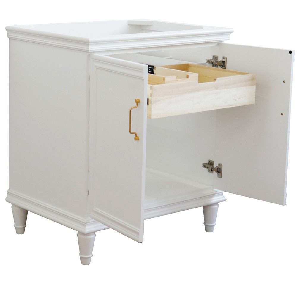 400800-30-WH 30" White Single-Vanity