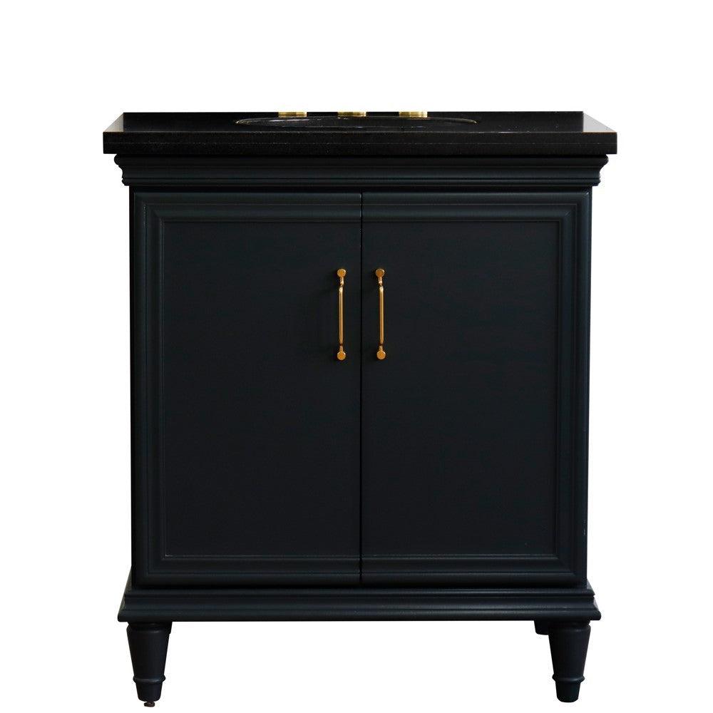 Bellaterra 31" Wood Single Vanity w/ Counter Top and Sink 400800-31-DG-BGO