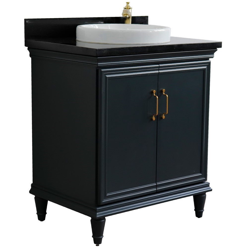 Bellaterra 31" Wood Single Vanity w/ Counter Top and Sink 400800-31-DG-BGRD