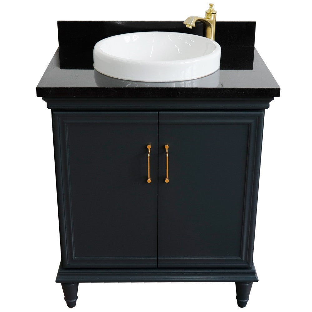 Bellaterra 31" Wood Single Vanity w/ Counter Top and Sink 400800-31-DG-BGRD