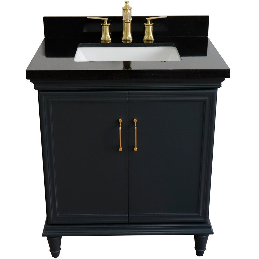 Bellaterra 31" Wood Single Vanity w/ Counter Top and Sink 400800-31-DG-BGR