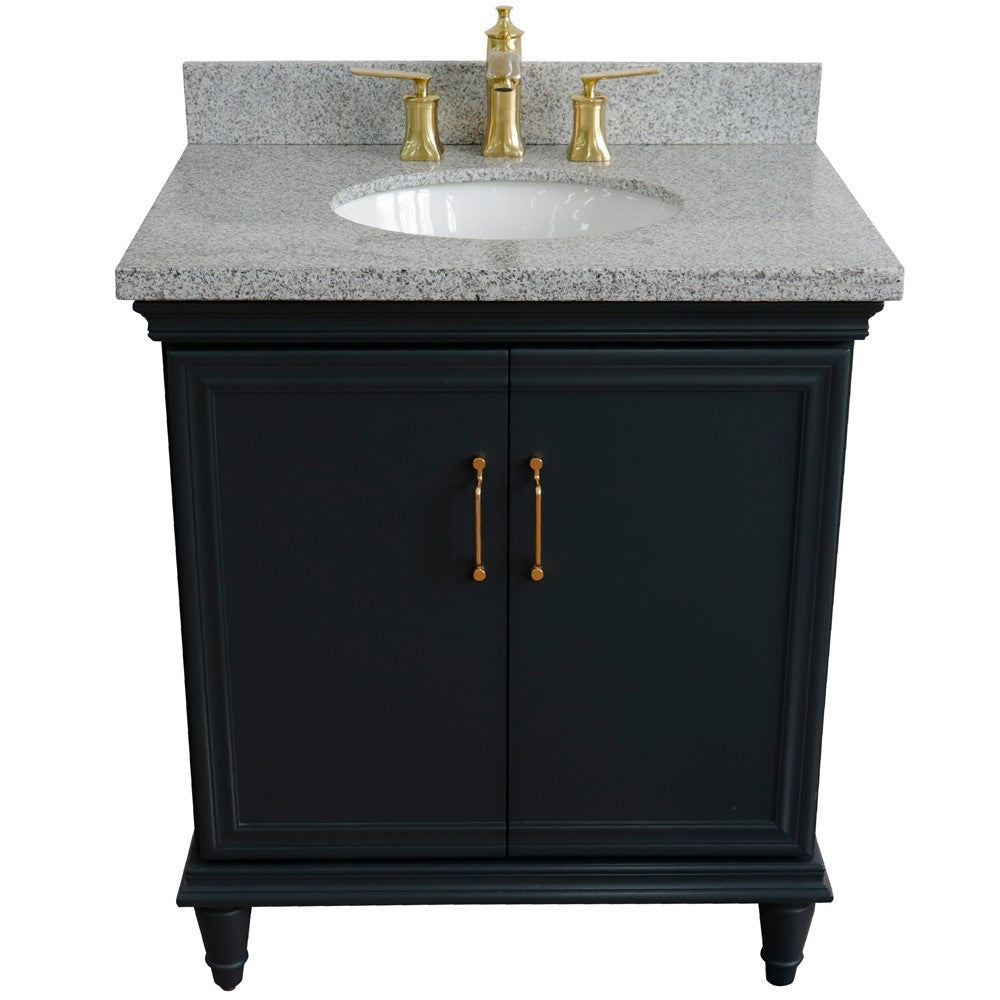 Bellaterra 31" Wood Single Vanity w/ Counter Top and Sink 400800-31-DG-GYO