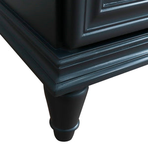 Bellaterra 400800-36L-R 36" Single Vanity - Cabinet Only - Dark Gray / Right Door, Bottom