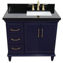 Load image into Gallery viewer, Bellaterra Blue 37&quot; Single Vanity w/ Counter Top and Right Sink-Right Door 400800-37R-BU-BGRR