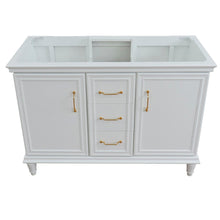 Load image into Gallery viewer, Bellaterra 48&quot; Double Vanity - Cabinet Only 400800-48D-BU-DG-WH, White, Front