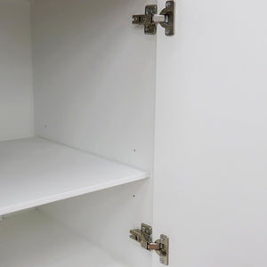 Bellaterra 48" Double Vanity - Cabinet Only 400800-48D-BU-DG-WH, White, Inside