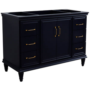 Bellaterra 48" Single Vanity - Cabinet Only 400800-48S, Blue, Front