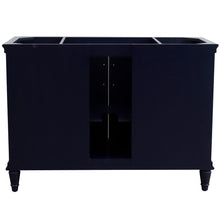 Load image into Gallery viewer, Bellaterra 48&quot; Single Vanity - Cabinet Only 400800-48S, Blue, backside