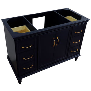 Bellaterra 48" Single Vanity - Cabinet Only 400800-48S, Blue, Top Side
