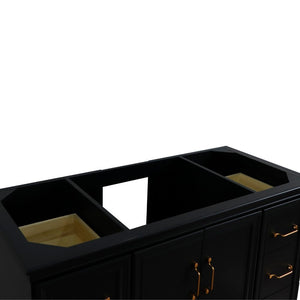 Bellaterra 48" Single Vanity - Cabinet Only 400800-48S, Dark Gray, Top