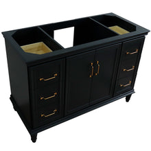 Load image into Gallery viewer, Bellaterra 48&quot; Single Vanity - Cabinet Only 400800-48S, Dark Gray, Top Sideview