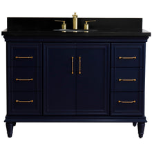 Load image into Gallery viewer, Bellaterra Shlomo - to Split 49&quot; Single Vanity w/ Counter Top and Sink Blue Finish 400800-49S-BU-BGO