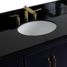 Load image into Gallery viewer, Bellaterra Shlomo - to Split 49&quot; Single Vanity w/ Counter Top and Sink Blue Finish 400800-49S-BU-BGO