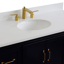 Load image into Gallery viewer, Bellaterra Shlomo - to Split 49&quot; Single Vanity w/ Counter Top and Sink Blue Finish 400800-49S-BU-WEO