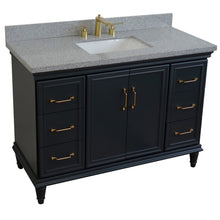 Load image into Gallery viewer, Bellaterra Shlomo - to Split 49&quot; Single Vanity w/ Counter Top and Sink Dark Gray Finish 400800-49S-DG-GYR