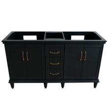 Load image into Gallery viewer, Bellaterra 60&quot; Double Vanity - Cabinet Only 400800-60D, Dark Gray, Front