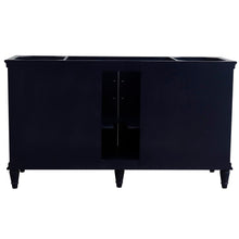 Load image into Gallery viewer, Bellaterra 60&quot; Single Vanity - Cabinet Only 400800-60S-BU-DG-WH, Blue, Backside