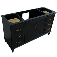 Load image into Gallery viewer, Bellaterra 60&quot; Single Vanity - Cabinet Only 400800-60S-BU-DG-WH, Dark Gray, Sideview