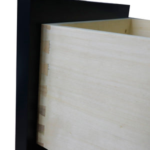Bellaterra 60" Single Vanity - Cabinet Only 400800-60S-BU-DG-WH, Dark Gray, Drawer