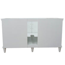 Load image into Gallery viewer, Bellaterra 60&quot; Single Vanity - Cabinet Only 400800-60S-BU-DG-WH, White, Backside