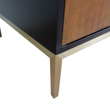 Load image into Gallery viewer, Bellaterra 60&quot; Double Vanity - Cabinet Only 400800-60D, Walnut and Black, Bottom